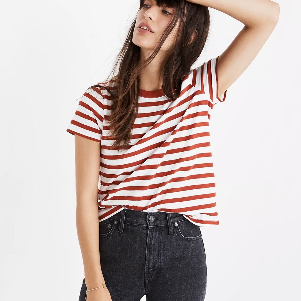 Madewell Northside Vintage Tee in Sid Stripe